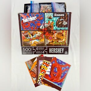 Spin Master Puzzles 500 Piece 4 Puzzle Multipack Hershey’s Puzzles